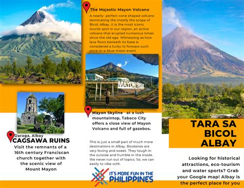 bicol travel brochure.